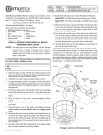 Heath Zenith UTILITECH UT-9272-BZ User's Manual