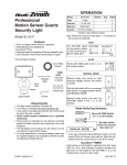 Heath Zenith SL-5311 User's Manual