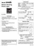 Heath Zenith SL-4305 User's Manual