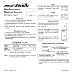 Heath Zenith SL-5407 User's Manual