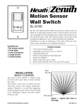 Heath Zenith SL-6105 User's Manual