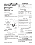 Heath Zenith SL-5318 User's Manual