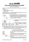 Heath Zenith SL-6250 User's Manual