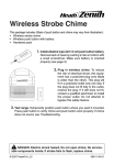 Heath Zenith 598-1143-01 User's Manual