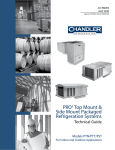 Heatcraft Refrigeration Products CHANDLER PTN User's Manual