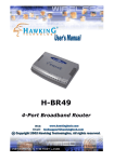 Hawking Technology H-BR49 User's Manual