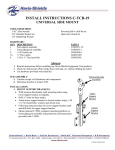 Havis-Shields C-TCB-19 User's Manual