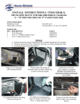 Havis-Shields Trunk Side Mount C-TSM-CHGR-X User's Manual