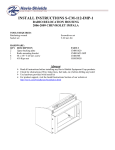 Havis-Shields S-CM-112-IMP-1 User's Manual