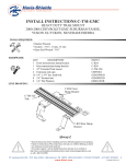 Havis-Shields Heavy Duty Trak Mount C-TM-GMC User's Manual