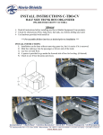 Havis-Shields Half Size Trunk Box Organizer C-TBO-CV User's Manual