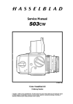 Hasselblad 503 CW Service Manual