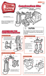 HASBRO Tonka Town Construction Site 90548 User's Manual