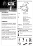 HASBRO Star Wars Battle Tank Attack Game 88-007 User's Manual