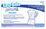 HASBRO Easy Bake 3082 User's Manual