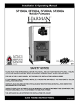 Harman Stove Company SF1500A User's Manual