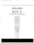 Harman Kardon RCP 2 User's Manual