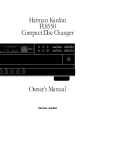 Harman Kardon FL8550 User's Manual