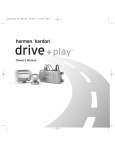 Harman Kardon Drive+Play User's Manual