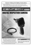 Harbor Freight Tools Digital Inspection Camera Product manual