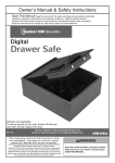 Harbor Freight Tools Digital Drawer Safe Product manual