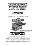 Harbor Freight Tools 93981 User's Manual