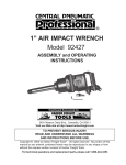 Harbor Freight Tools 92427 User's Manual