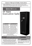 Harbor Freight Tools 59 Digital Executive Safe Product manual