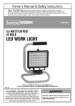 Harbor Freight Tools 45 Bulb LED Work Light Product manual