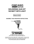 Harbor Freight Tools 4328 User's Manual