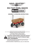 Harbor Freight Tools 32826 User's Manual