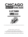 Harbor Freight Tools 32222 User's Manual