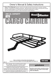 Harbor Freight Tools 300 lb. Capacity ATV Cargo Carrier Product manual