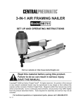 Harbor Freight Tools 3_in_1 Product manual