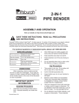 Harbor Freight Tools 2_in_1 Product manual