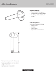 Hans Grohe Alfie Handshower 28560001 User's Manual