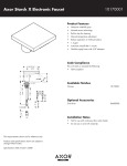 Hans Grohe 10170001 User's Manual