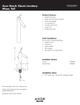 Hans Grohe 10020XX1 User's Manual