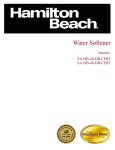 Hamilton Beach SA-HB-40-DB-CERT User's Manual