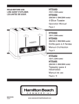 Hamilton Beach HTS450 User's Manual