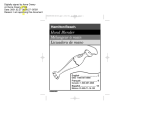 Hamilton Beach Hand Blenders User's Manual