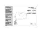 Hamilton Beach 62695D User's Manual