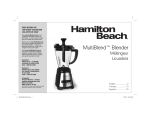 Hamilton Beach 58158 User's Manual