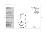 Hamilton Beach 50233H User's Manual