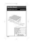 Hamilton Beach 31602 User's Manual