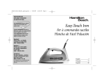 Hamilton Beach 14413 User's Manual