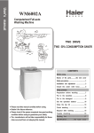 Haier WM6002A User's Manual