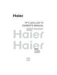Haier LEC19B1320 User's Manual