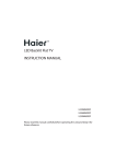Haier LE46M600SF User's Manual