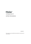 Haier LE40B650CF User's Manual